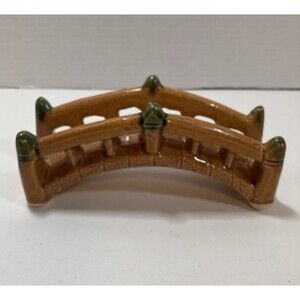 7" Classic Aquarium Ceramic Decoration Bridge Ornament Fish Tank Zen Garden